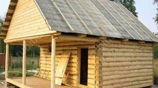 Баня 6×3 с террасой, 30 м²