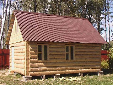 Дом 3×6 м в лапу, 18 м²