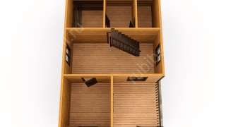 Баня из бруса 6×9 с мансардой (Б-24), 54 м²