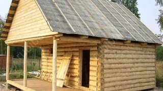 Баня 5×3 с террасой, 25 м²