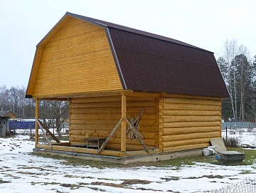 Дом 4×6 м в лапу, 24 м²