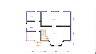 Баня из бруса 6×9 (Б-112), 95 м²